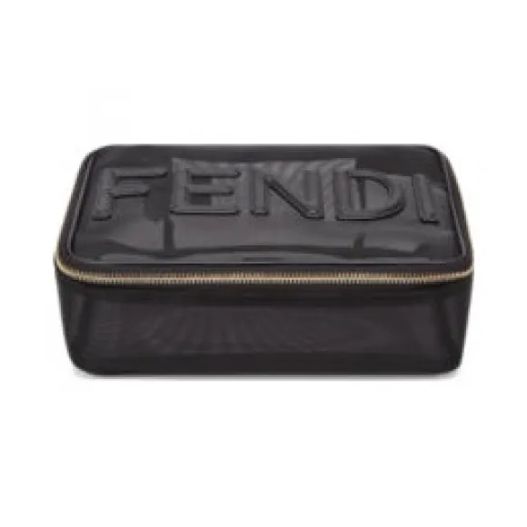 芬迪/Fendi 收纳袋 - 黑色细网面收纳袋 8N0176AFCVF0KUR 8058613648906