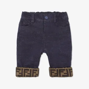 芬迪/Fendi 婴儿牛仔长裤-婴儿长裤 BUF060AKI1F0RU7 8054321616909