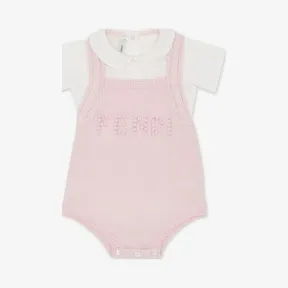 芬迪/Fendi 粉红色棉质及羊绒、平纹布针织婴儿套装-针织婴儿套装-FENDI芬迪中国官网 BUG075AG1LF0C11-8058613990913