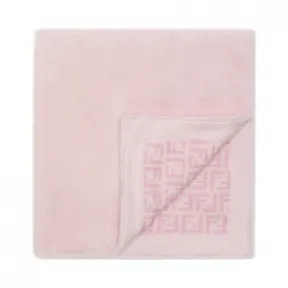 芬迪/Fendi 粉红色剪毛貂毛和针织毛毯-貂毛毛毯-FENDI芬迪中国官网 BUJ123AHXQF1GI3-8056867916024