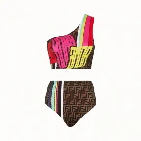 芬迪/Fendi 泳装_ Roma Amor Lycra?比基尼 FXB954 A8Z 0F188T