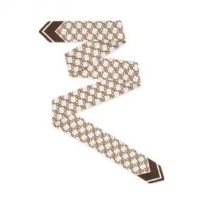 芬迪/Fendi 米色桑蚕丝绑带 FXT011-AHRQ-F1FR1