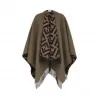 芬迪/Fendi 绿色羊绒和羊毛斗篷-FENDI芬迪中国官网 FXX715AEOWF1BBM-8056867884637