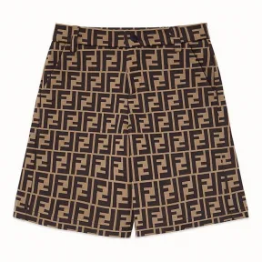 芬迪/Fendi 百慕大短裤_米兰织法烟草色百慕大短裤 JMF176 A69 JF0E0X