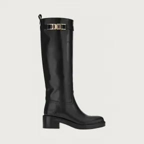 菲拉格慕/Salvatore Ferragamo GANCINI及膝靴 01C904-750681-750681