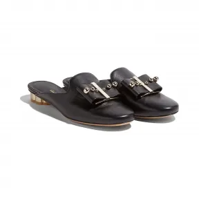 菲拉格慕/Salvatore Ferragamo 花卉造型鞋跟密儿平底拖鞋 01P491_705688