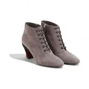 菲拉格慕/Salvatore Ferragamo 系带雕塑造型鞋跟踝靴 01Q334_720244