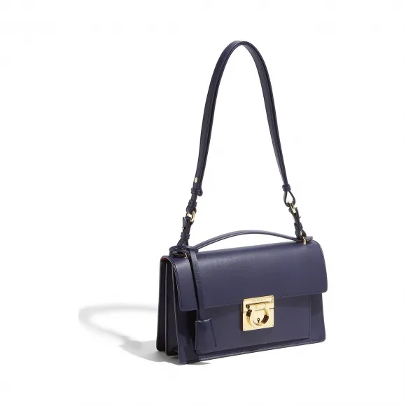 菲拉格慕/Salvatore Ferragamo 中号Gancio锁扣单肩包 21G179_670238