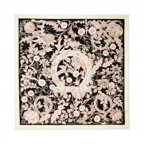 菲拉格慕/Salvatore Ferragamo Gancini花卉印花桑蚕丝围巾 317830_706695