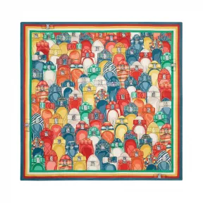 菲拉格慕/Salvatore Ferragamo Varina印花桑蚕丝围巾 317915_710692