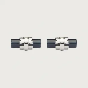 菲拉格慕/Salvatore Ferragamo Gancini 袖扣 - 珠宝和手表 770271-747475
