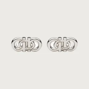 菲拉格慕/Salvatore Ferragamo Gancini 袖扣 - 珠宝和手表 770275-747491