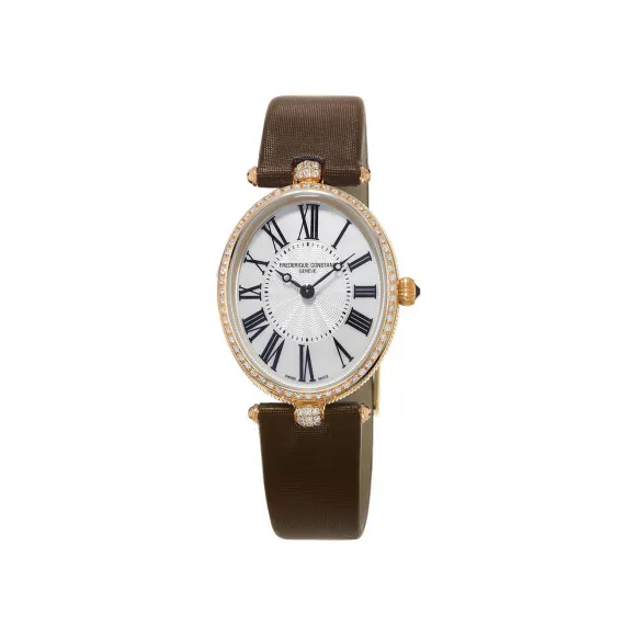 康斯登/Frederique Constant 璀璨艺术系列 30x25 MM 18k玫瑰金与钻石 石英机芯 女表 FC-200MPW2VD9