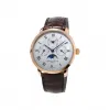 康斯登/Frederique Constant 超薄万年历系列 42 MM 18K 玫瑰金抛光不锈钢 3 件式 自动机械机芯 FC-775MC4S9