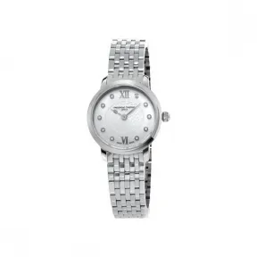 康斯登/Frederique Constant 超薄女装石英腕表 不锈钢 石英机芯 女表 FC-200WHDS6B