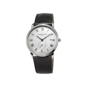 康斯登/Frederique Constant 超薄男装小秒针腕表 38MM 不锈钢 石英机芯 男表 FC-245M5S6