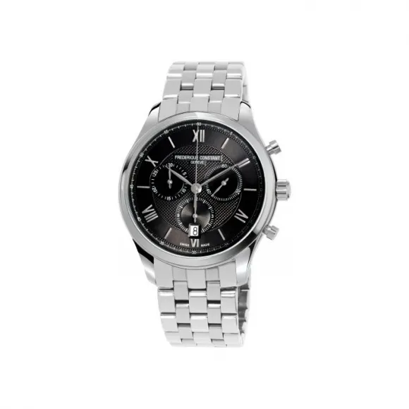 康斯登/Frederique Constant 百年典雅石英计时码表 40MM 不锈钢 石英机芯 FC-292MG5B6B