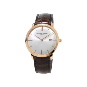 康斯登/Frederique Constant 超薄自动上链腕表 40MM 18K玫瑰金 自动机械机芯 FC-306V4S9