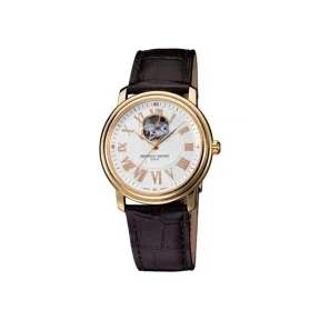 康斯登/Frederique Constant 百年典雅心跳自动上链腕表 40MM 不锈钢镀金色 自动机械机芯 FC-310NM4P5