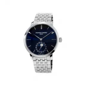康斯登/Frederique Constant 自家机芯超薄月相腕表 42MM 不锈钢 自动机械机芯 FC-705N4S6B