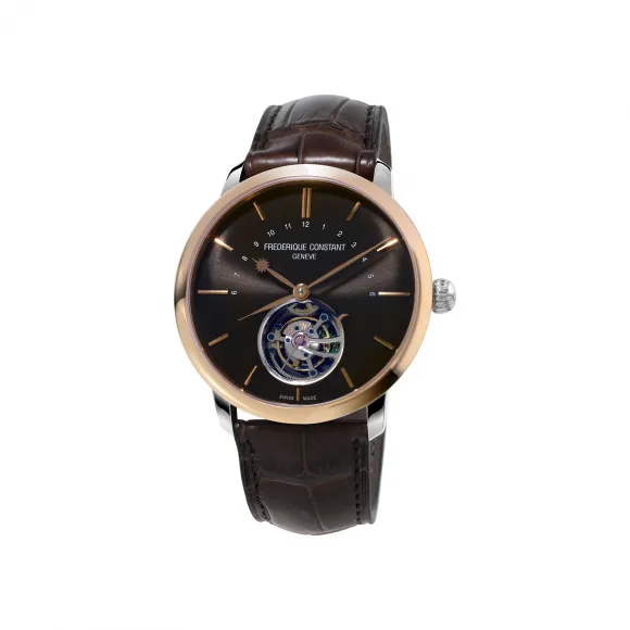 康斯登/Frederique Constant 自家机芯陀飞轮腕表 43MM 不锈钢 自动机械机芯 FC-980C4SZ9