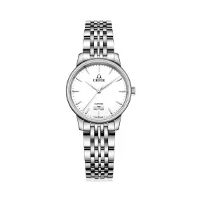 爵尼/Genie 永恒系列 316L精钢 29mm 石英机芯 女表 GNQ-T2023L-W