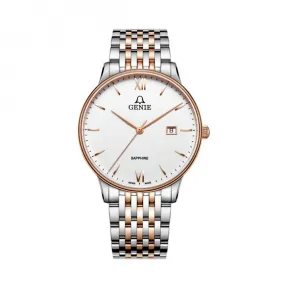 爵尼/Genie 塞贝娜系列 316L精钢 40mm 石英机芯 男表 GNQ-T2038M-RW