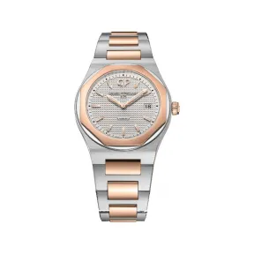 芝柏/Girard-Perregaux Laureato 桂冠系列 38毫米 玫瑰金和精钢 石英 男表 80189-56-132-56A