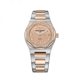 芝柏/Girard-Perregaux Laureato 桂冠系列 34,00 毫米 精钢/玫瑰金 Quartz 女表 80189D56A331-56A