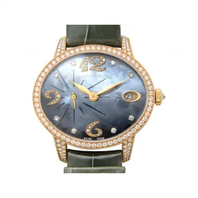 芝柏/Girard-Perregaux CATS EYE 35.4MM 18kt玫瑰金/钻 自动机械机芯 女表 80484D52P662-BK6A