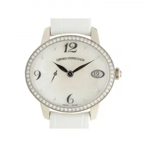芝柏/Girard-Perregaux CATS EYE 30.40MM 18kt白金/钻 自动机械机芯 女表 80484D53A761BK7A