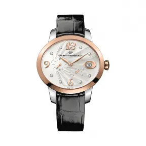 芝柏/Girard-Perregaux 猫眼系列 37,84 x 32,84 毫米 精钢/玫瑰金 自动上链机械机芯 男表 80486-56-162-CK6A
