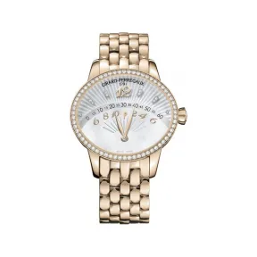 芝柏/Girard-Perregaux 猫眼系列 35,44 x 30,44 毫米 玫瑰金 自动上链机械机芯 女表 80495D52A251-52A