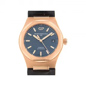 芝柏/Girard-Perregaux LAUREATO 38MM 18kt玫瑰金 自动机械机芯 男表 81005-52-432-BB6A