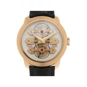 芝柏/Girard-Perregaux BRIDGES 41MM 18kt玫瑰金 自动机械机芯 男表 99193-52-000-BA6A
