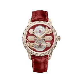 芝柏/Girard-Perregaux Laureato 系列 43 MM 玫瑰金，经雕刻和珐琅工艺处理 自动机械机芯 男表 99274-52-3161-5CC