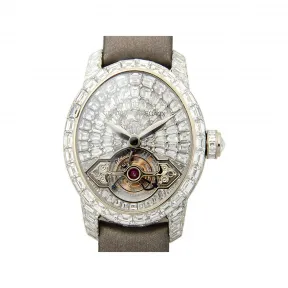 芝柏/Girard-Perregaux CATS EYE JEWELLERY 32.90MM 18kt白金/钻 手动机械机芯 女表 99498B53P7B1AKK7A