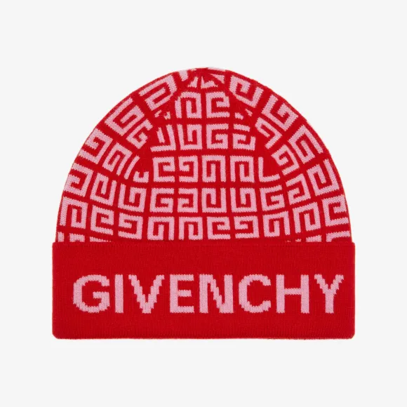 纪梵希/Givenchy 女士 GIVENCHY 4G 提花毛线帽 3617010155605