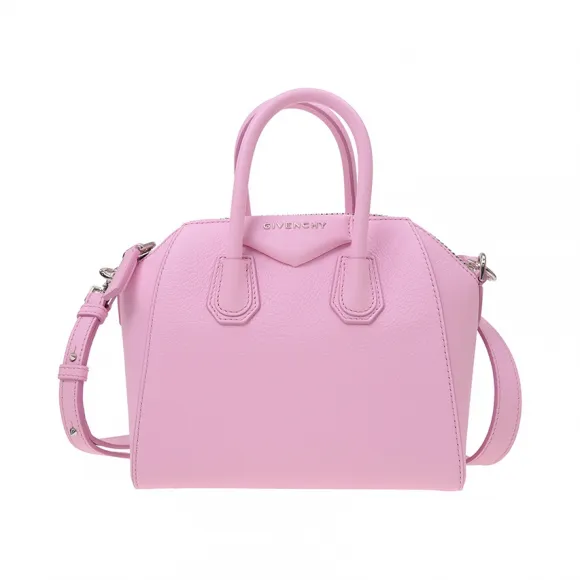 纪梵希/Givenchy 粉红色 牛皮 手提包 BB05114012670