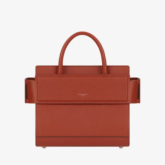 纪梵希/Givenchy 女士 粒面皮革迷你Horizon手袋 BB05559037-660