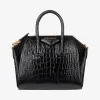 纪梵希/Givenchy 女士 鳄鱼纹效果皮革迷你Antigona手袋 BB500JB0LK-001