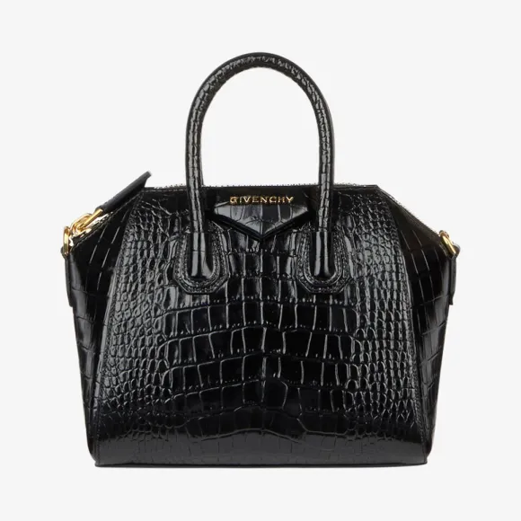 纪梵希/Givenchy 女士 鳄鱼纹效果皮革迷你Antigona手袋 BB500JB0LK-001