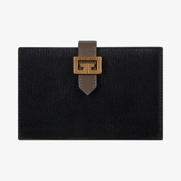 纪梵希/Givenchy 女士 双色皮革GV3钱夹 BB601GB056-002