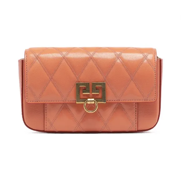 纪梵希/Givenchy 橙色 羊皮 女款 手提包 BB604DB08Z696