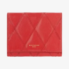 纪梵希/Givenchy 女士 菱形皮革GV3三折皮夹 BB608UB08Z-669