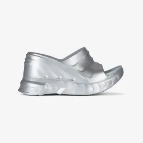 纪梵希/Givenchy 女士 棉花糖橡胶坡跟凉鞋 BE305BE1MY-040