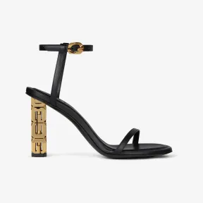 纪梵希/Givenchy 女士 G Cube 皮革凉鞋 BE3062E18J-001