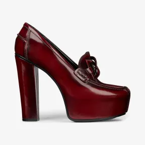 纪梵希/Givenchy 女士 皮革厚底乐福鞋 BE401BE0HK-604