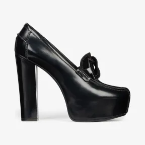 纪梵希/Givenchy 女士 闪亮皮革厚底乐福鞋 BE401BE0JC-001