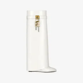 纪梵希/Givenchy 女士 Shark Lock 皮革靴子 BE7021E1FL-105